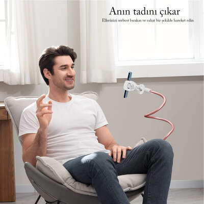 Bix Saiji IVY Akrobat Esnek Telefon Tutucu Pembe - 2