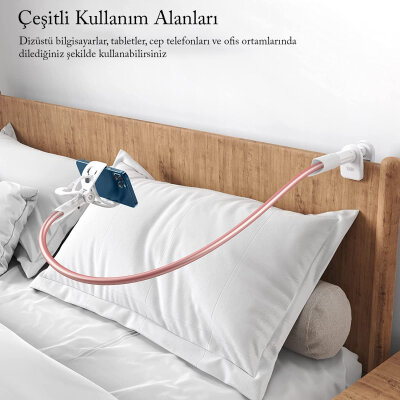 Bix Saiji IVY Akrobat Esnek Telefon Tutucu Pembe - 3