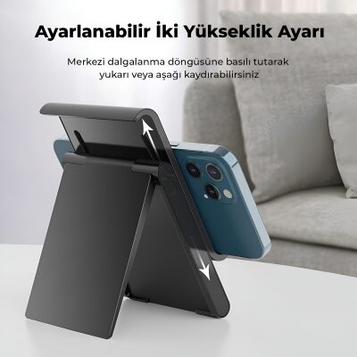 Bix Saiji S0 Plus Ayarlanabilir Telefon Tutucu Tablet Standı - 2