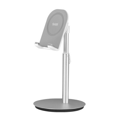 Bix Saiji S1 Plus Masaüstü Ayarlanabilir Tablet Telefon Tutucu Gümüş 