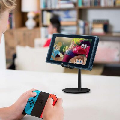 Bix Saiji S1 Plus Masaüstü Ayarlanabilir Tablet Telefon Tutucu Siyah - 6