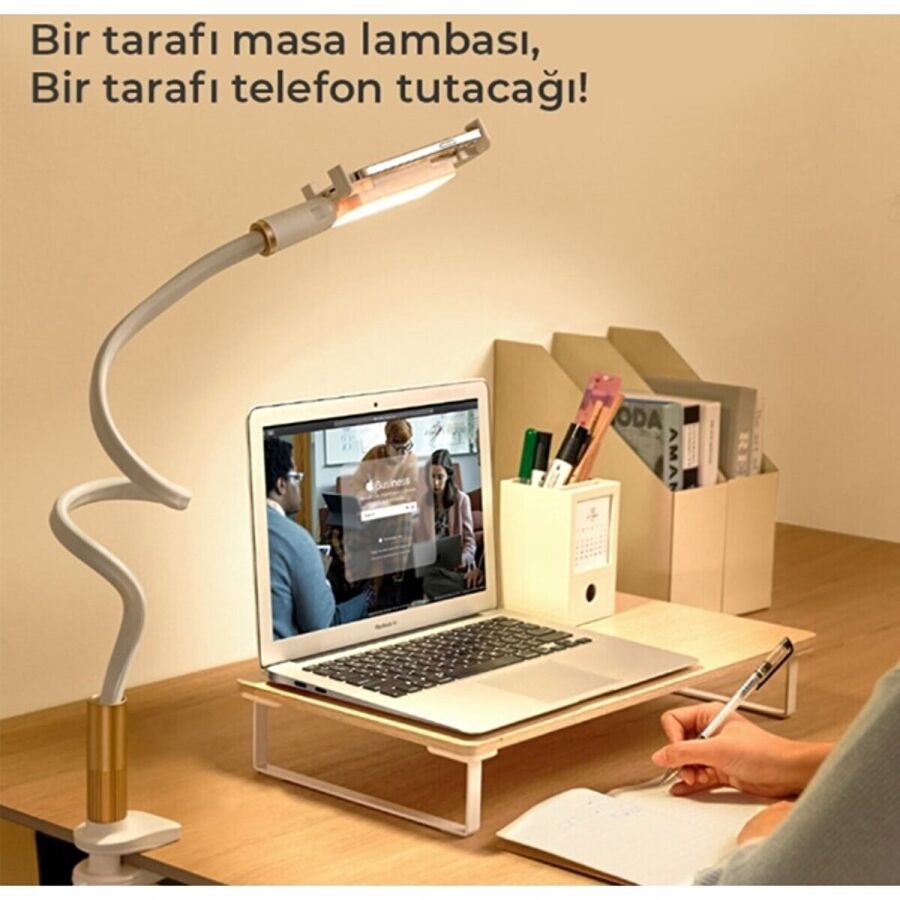 Bix Saiji Sunflower III LED Aydınlatmalı Esnek Telefon Tutucu 100 cm - 4