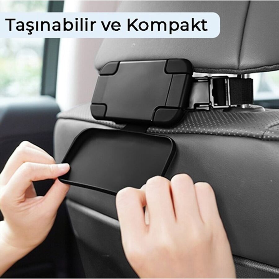 Bix Saiji T55 Araç İçi Koltuk Başlığı Telefon Tablet Tutucu - 4