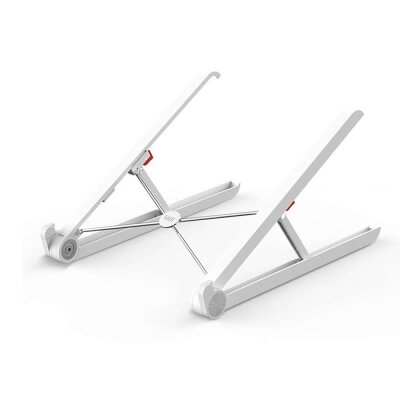 Bix Saiji X1 Alüminyum Notebook Laptop Standı Beyaz - 2