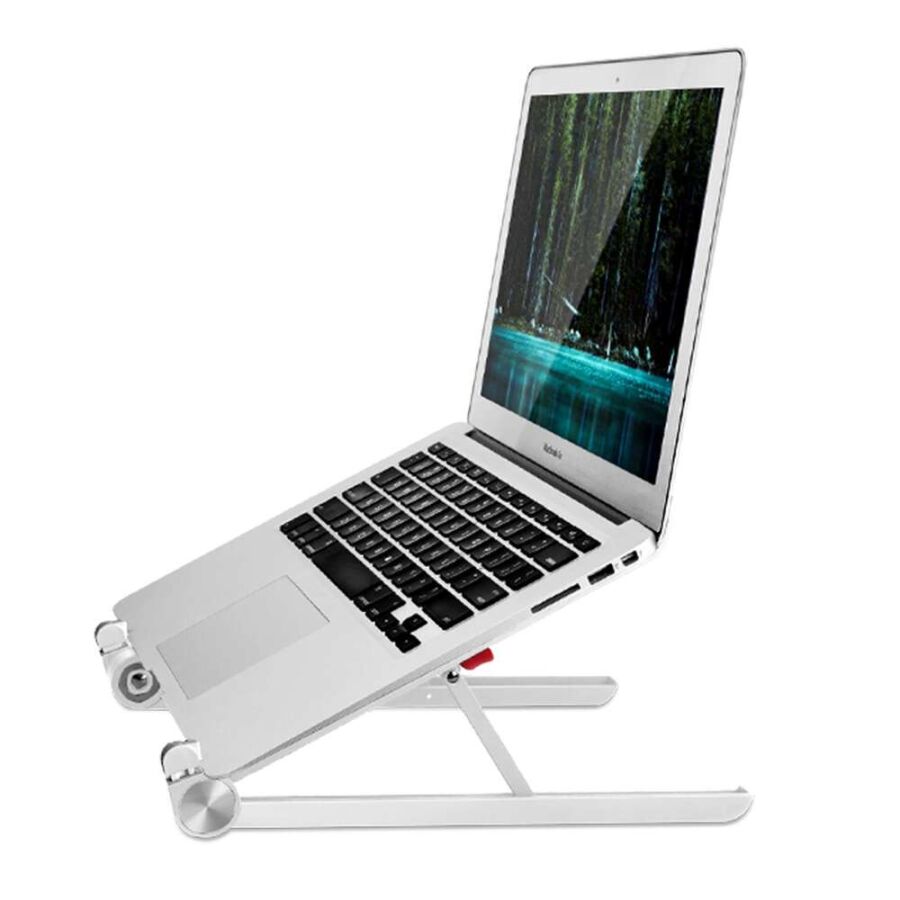 Bix Saiji X1 Alüminyum Notebook Laptop Standı Beyaz - 1