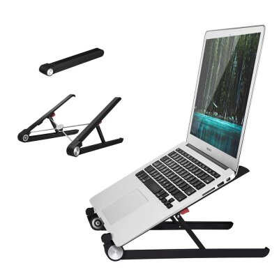 Bix Saiji X1 Alüminyum Notebook Laptop Standı Siyah - 3