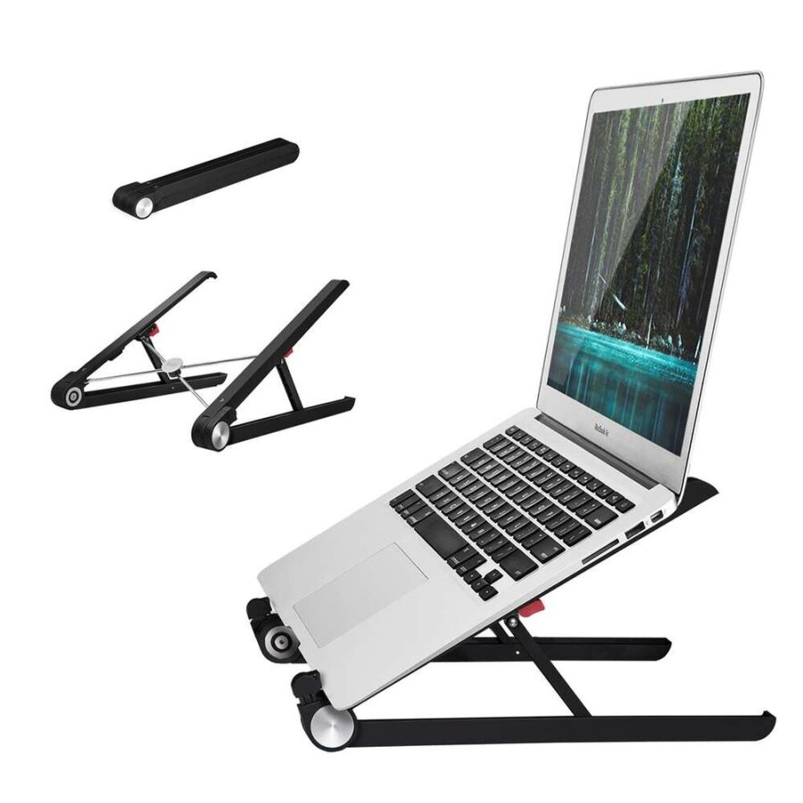Bix Saiji X1 Alüminyum Notebook Laptop Standı Siyah - 3