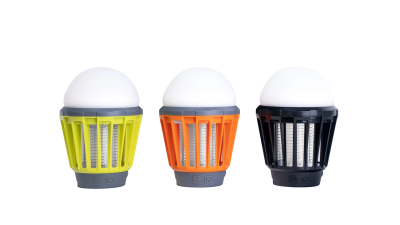 Bix Şarjlı Sivrisinek Kovucu Kamp Lambası UV LED Böcek Tuzağı 3 Kademeli Fener IPX6 Su Geçirmez Böcek Kovucu Turuncu - 3