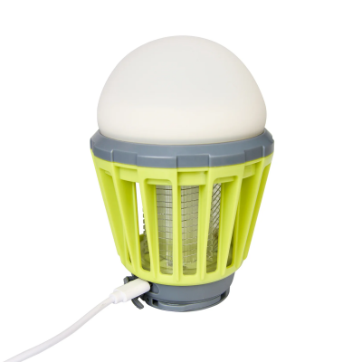 Bix Şarjlı Sivrisinek Kovucu Kamp Lambası UV LED Böcek Tuzağı 3 Kademeli Fener IPX6 Su Geçirmez Böcek Kovucu Yeşil - 3