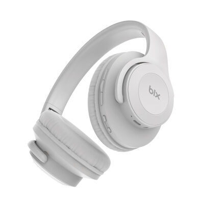 Bix Soundcraft BH2 Katlanabilir Hoparlör Özellikli EQ Mod Kablosuz Bluetooth 5.3 Kulaküstü Kulaklık Buz Gri - 2
