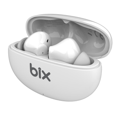 Bix Soundcraft TW1 ANC Aktif Gürültü Önleyici Bluetooth 5.2 Kulak İçi Kulaklık Beyaz 