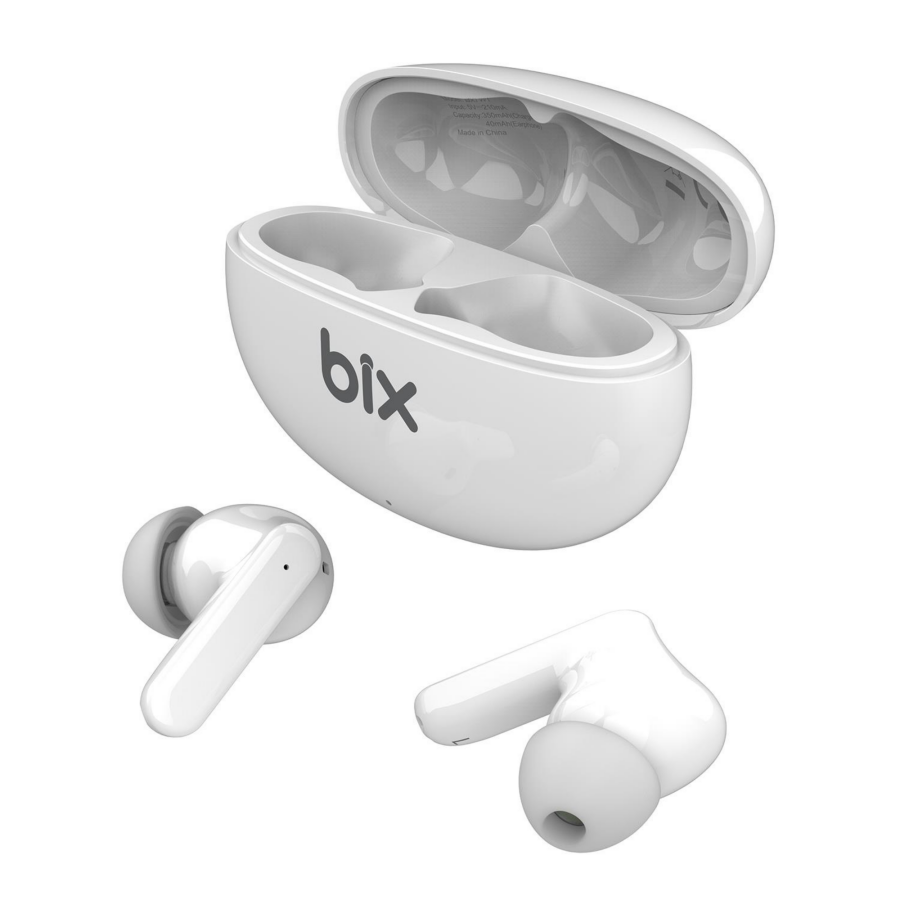 Bix Soundcraft TW1 ANC Aktif Gürültü Önleyici Bluetooth 5.2 Kulak İçi Kulaklık Beyaz - 3