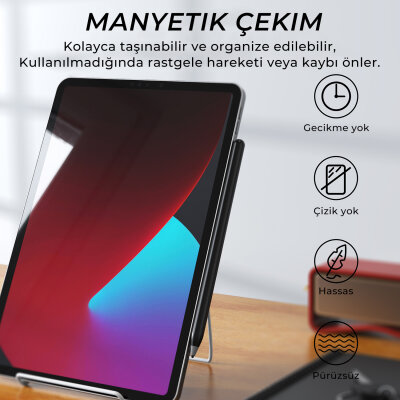 Bix SP02B Universal Android ve iPad Tablet Uyumlu Dokunmatik Bluetooth Stylus Yazı ve Çizim Kalemi Siyah - 2