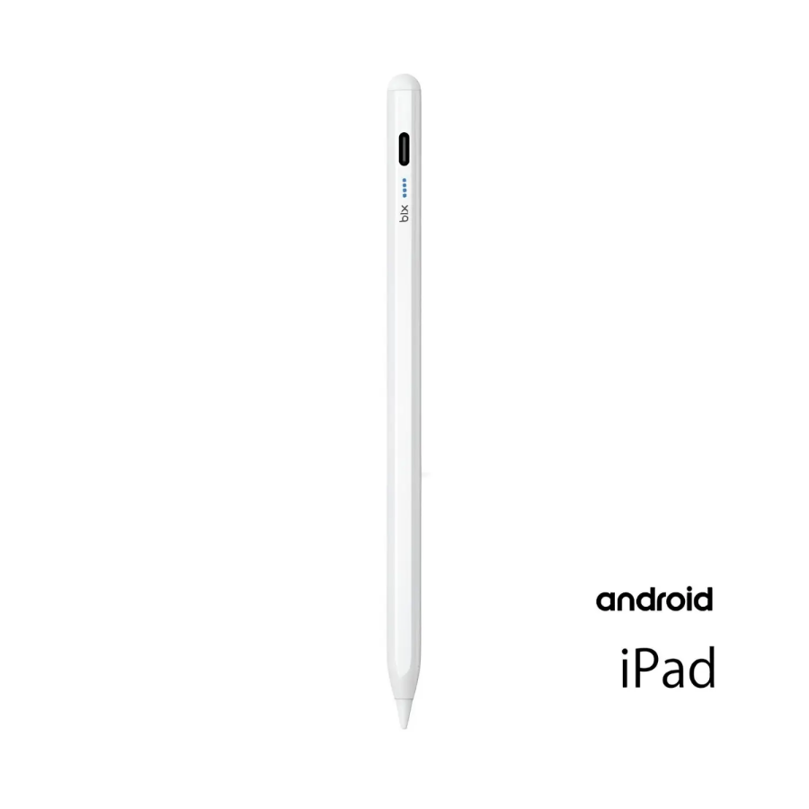 Bix SP04 Stylus Pen Android iPad Universal Kapasitif Ekran Uyumlu Manyetik Çizim Tasarım Tablet Kalemi Beyaz - 1