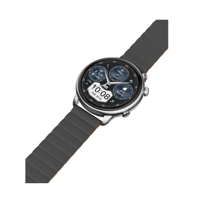 Bix SW02AI 1.43 inç AMOLED Ekran ChatGPT Destekli Bluetooth Telefon Görüşme Tansiyon Nabız Ölçer iOS Android Uyumlu Akıllı Saat Gri Turuncu - 4