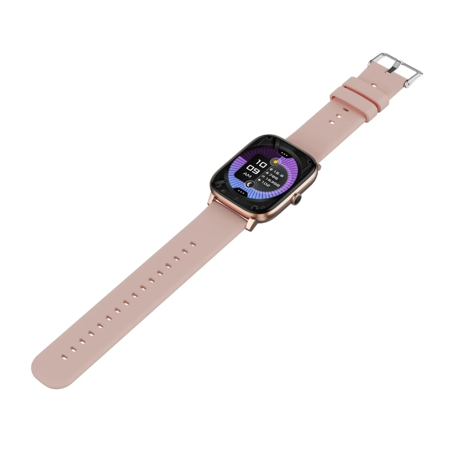 Bix SW03 2.01 inç TFT Geniş Ekran Bluetooth Telefon Görüşme IP67 Suya Dayanıklı Spor ve Sağlık Takip Özellikli iOS Android Uyumlu Akıllı Saat Pembe - 4