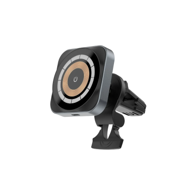 Bix TCH01 15W MagSafe Manyetik Kablosuz Araç İçi Şarj Cihazı 360° Dönebilen iPhone Samsung Uyumlu