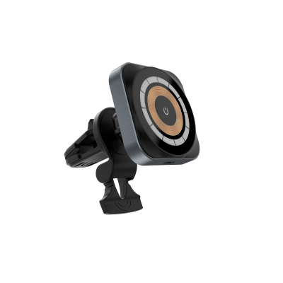 Bix TCH01 15W MagSafe Manyetik Kablosuz Araç İçi Şarj Cihazı 360° Dönebilen iPhone Samsung Uyumlu - 2