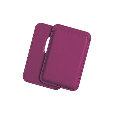 Bix TMW1 iPhone MagSafe Deri Kartlık Manyetik Telefon Cüzdanı Kırmızı - 2