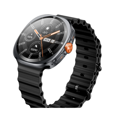 Bix TSW2 1.43 inç AMOLED Ekran Bluetooth 5.3 Telefon Görüşme iOS & Android Uyumlu Metal Akıllı Saat Siyah - 2