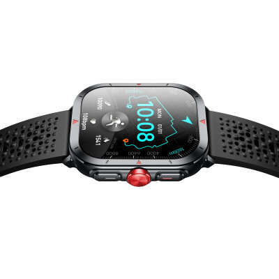 Bix TSW5 53mm 2.01 inç Super Retina AMOLED GPS AI Yapay Zeka Bluetooth Aramalı Nabız SpO2 Ölçer Akıllı Saat - 10