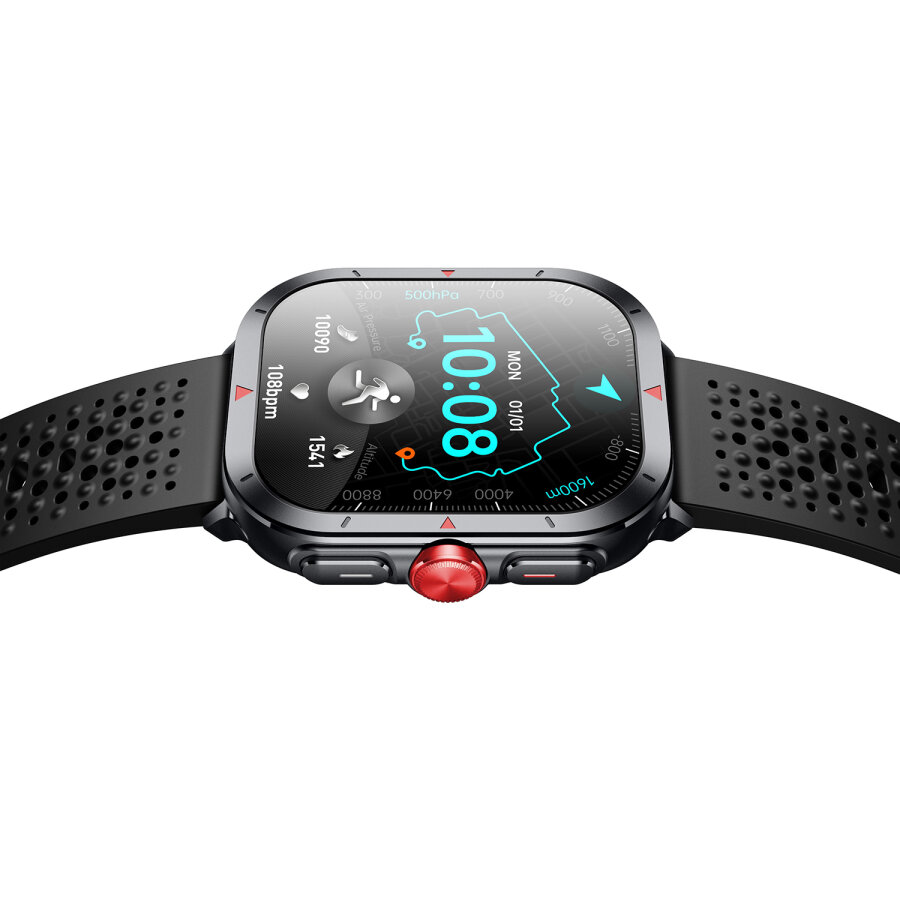 Bix TSW5 53mm 2.01 inç Super Retina AMOLED GPS AI Yapay Zeka Bluetooth Aramalı Nabız SpO2 Ölçer Akıllı Saat - 10