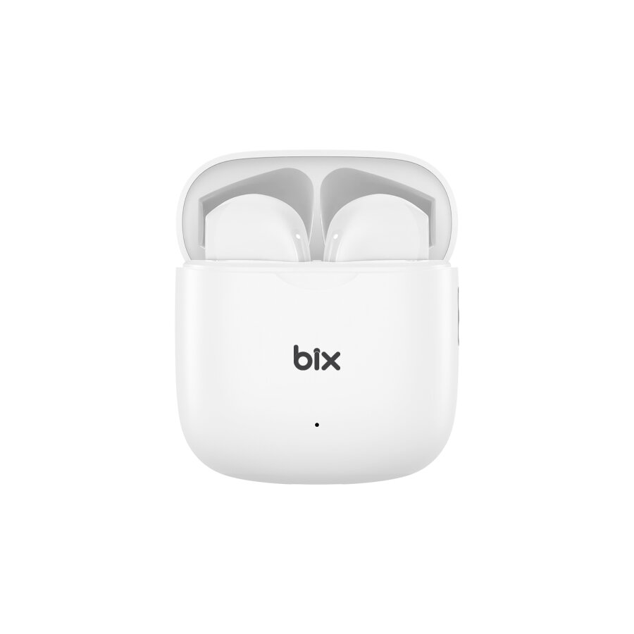 Bix TW11 Bluetooth 5.4 Kablosuz Kulak İçi Kulaklık Çift Mikrofon ENC Gürültü Engelleme Beyaz - 1