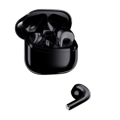 Bix TW5 Soundcraft Bluetooth 5.3 Çift Mikrofonlu TWS Kablosuz Kulak içi Kulaklık Siyah - 1