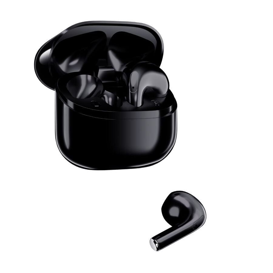 Bix TW5 Soundcraft Bluetooth 5.3 Çift Mikrofonlu TWS Kablosuz Kulak içi Kulaklık Siyah - 1