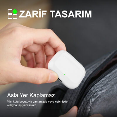 Bix TW6 Soundcraft Bluetooth 5.3 Çift Mikrofonlu TWS Kablosuz Kulak içi Kulaklık - 4