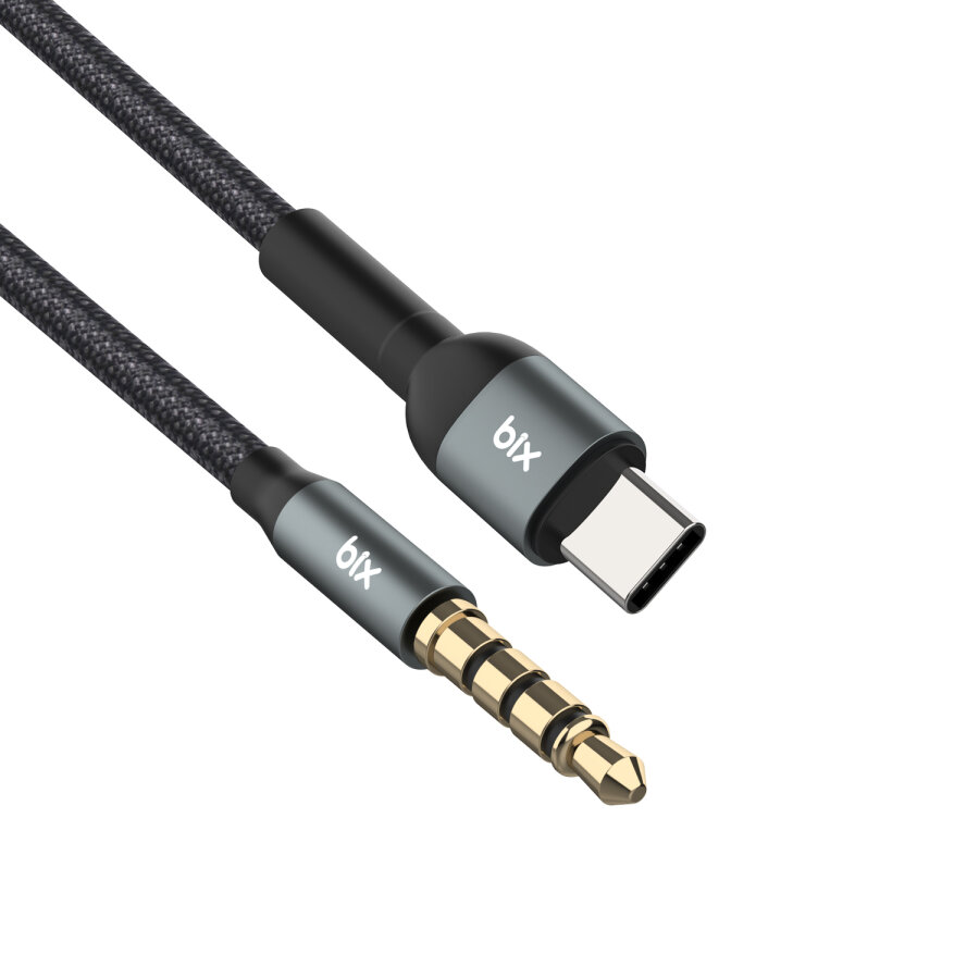 Bix Type-C 3.5mm Aux Hi-Fi Ses Kablosu 1.5 Metre - 2