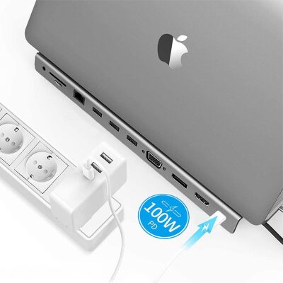 Bix Type-C HDMI VGA DP Ethernet Kart Okuyucu USB Dönüştürücü - 4