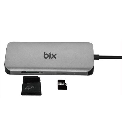 Bix Type-C Kart Okuyucu HDMI Ethernet USB Dönüştürücü - 3