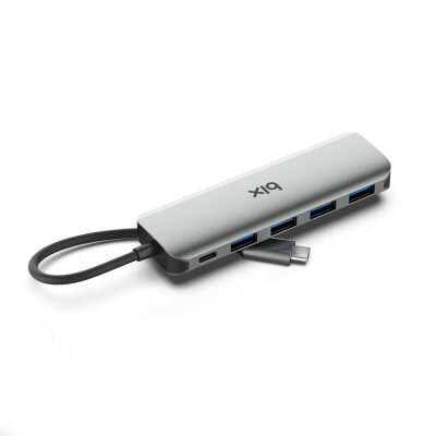 Bix Type-C PD 4 Portlu USB 3.0 Dönüştürücü Hub