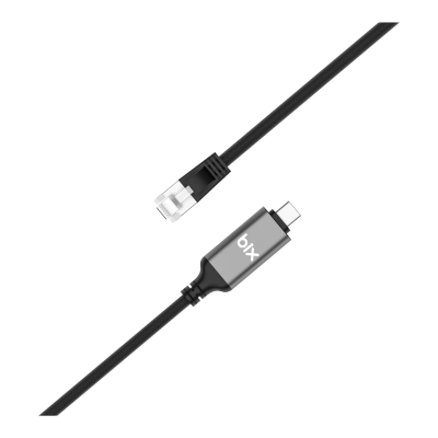 Bix Type-C to RJ45 Ethernet Dönüştürücü 1000Mbps Gigabit Thunderbolt 5 CAT6 Kablo 1 Metre - 2
