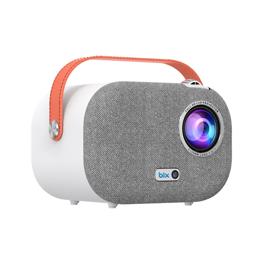 Bix Vega II Android Projeksiyon Cihazı Full HD 1920x1080 4K Desteği 200 ANSI Lümen Wifi Bluetooth Akıllı Projektör - 1
