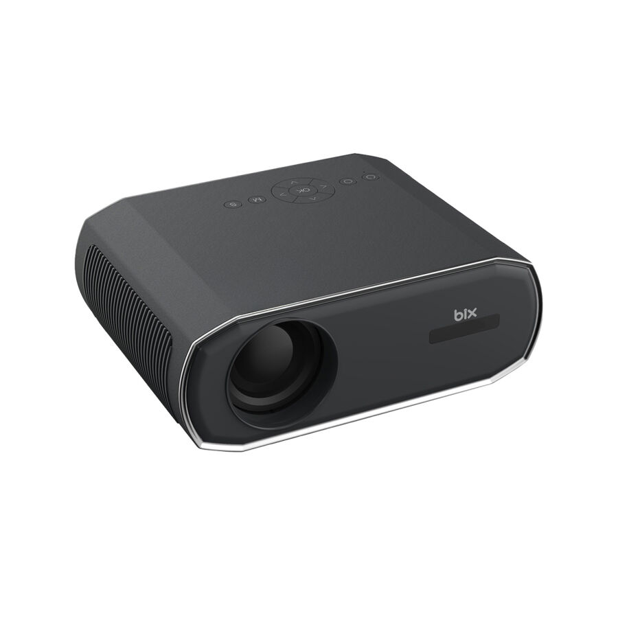 Bix Vega III Android Projeksiyon Cihazı Full HD 1920x1080 4K Desteği 400 ANSI Lümen Wifi Bluetooth Akıllı Projektör - 1