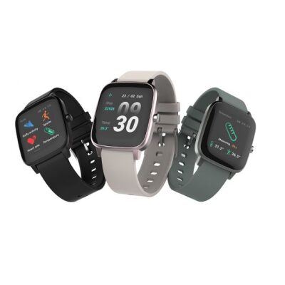 Bix Watch+ SW-02 Adım Nabız Kalori ve Ateş Ölçen Akıllı Saat Siyah - 4