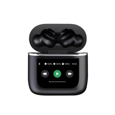 Bix X3 Soundcraft ANC/ENC Destekli Dokunmatik Dijital Ekranlı Bluetooth 5.4 TWS Kulak içi Kulaklık Siyah - 1