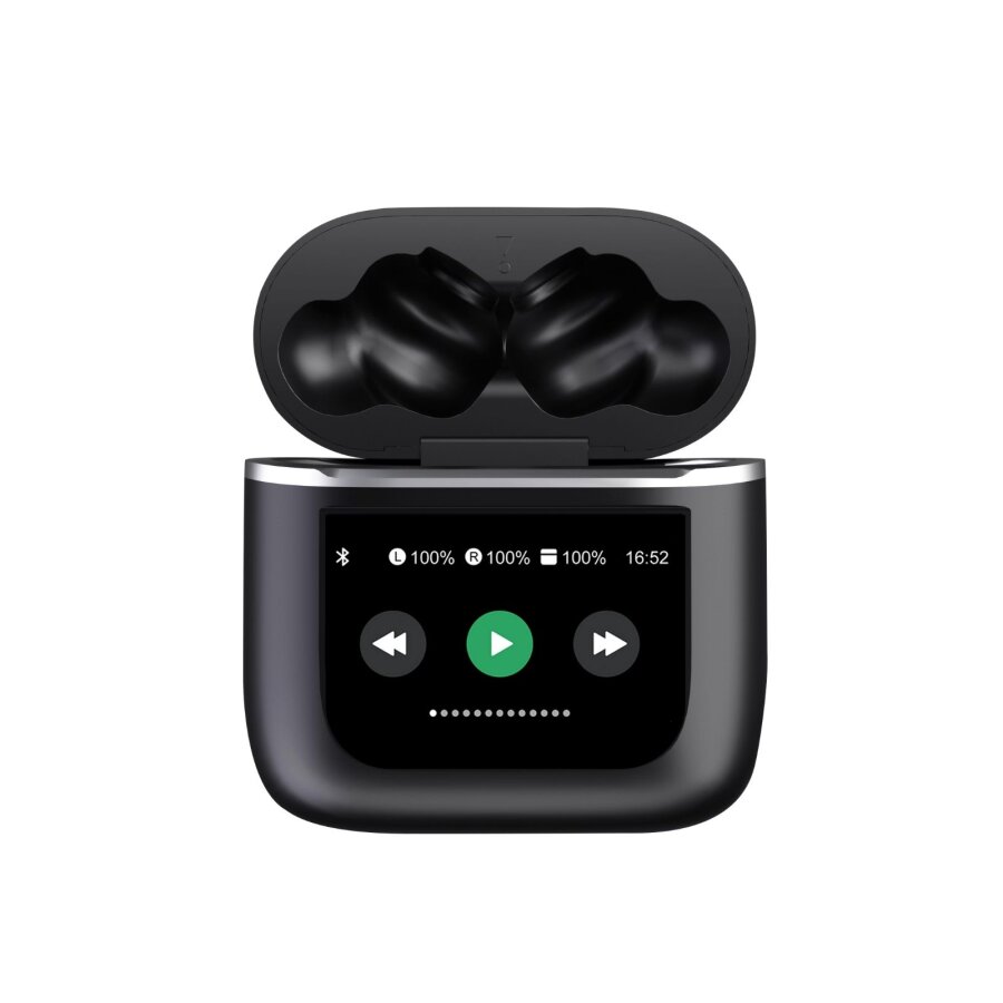Bix X3 Soundcraft ANC/ENC Destekli Dokunmatik Dijital Ekranlı Bluetooth 5.4 TWS Kulak içi Kulaklık Siyah - 1