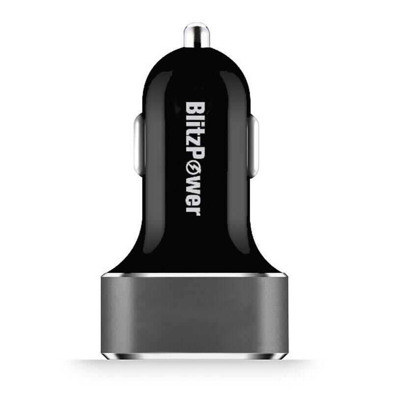 BlitzPower Araç İçi USB Şarj Adaptörü Siyah - 1