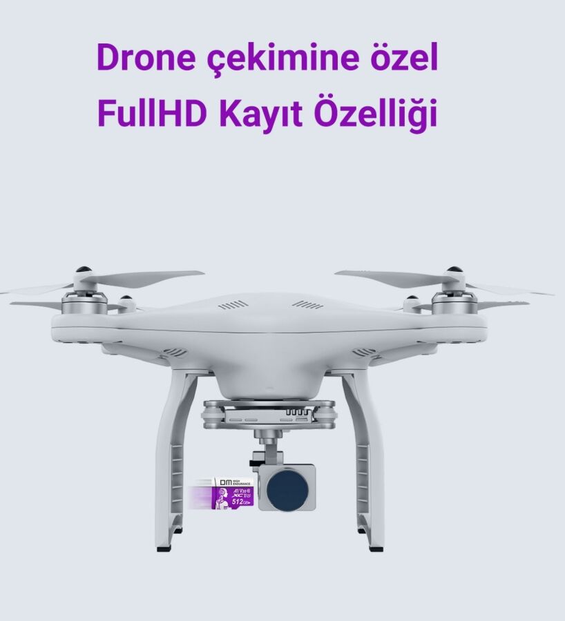 DM 512GB Class 10 A1 V30 95MB/s Micro SD Hafıza Kartı - 3