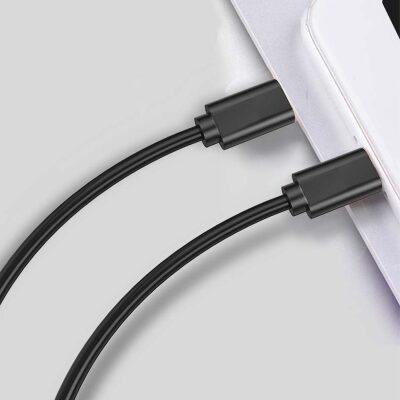 DM AD025 Type-C to Type-C 10Gbps Şarj ve Data Kablosu 80CM - 4