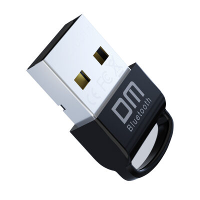 DM AD030 USB 2.0 Bluetooth 5.0 Adaptör Siyah - 3