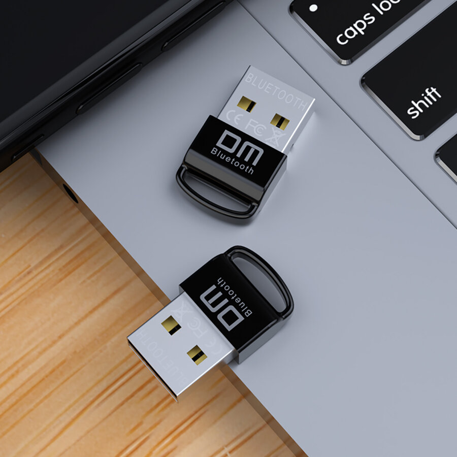 DM AD030 USB 2.0 Bluetooth 5.0 Adaptör Siyah - 4