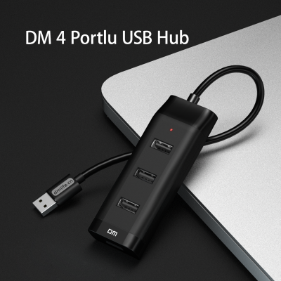 DM CHB006 USB 2.0 4 Portlu Hub Çoklayıcı - 2