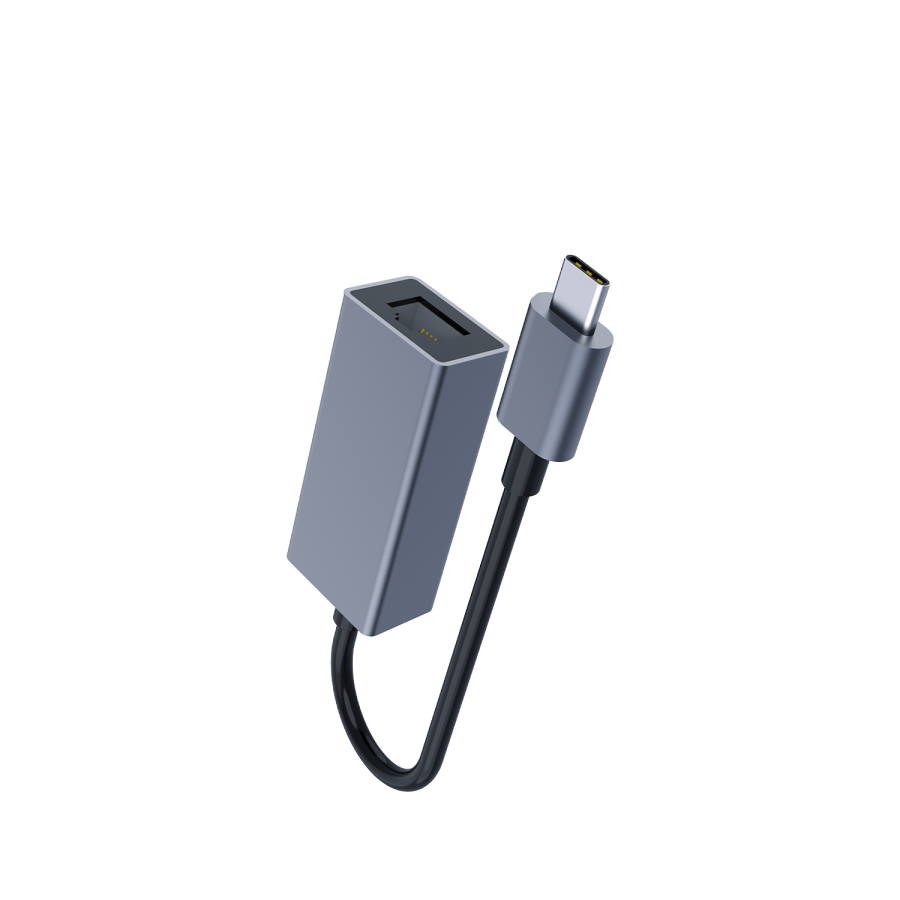 DM CHB017 Type-C to RJ45 1000Mbps Gigabit Ethernet Dönüştürücü - 2