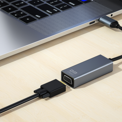 DM CHB023 Type-C to VGA 1080P 60Hz Çevirici Dönüştürücü - 4