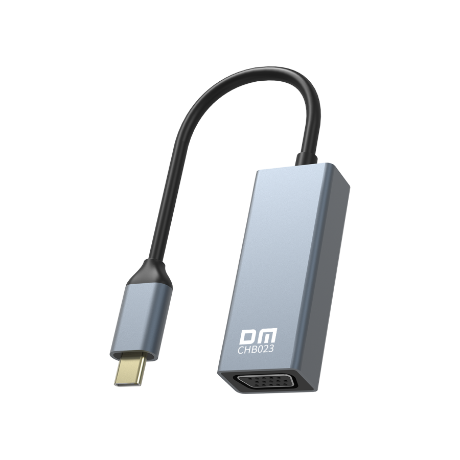 DM CHB023 Type-C to VGA 1080P 60Hz Çevirici Dönüştürücü - 3