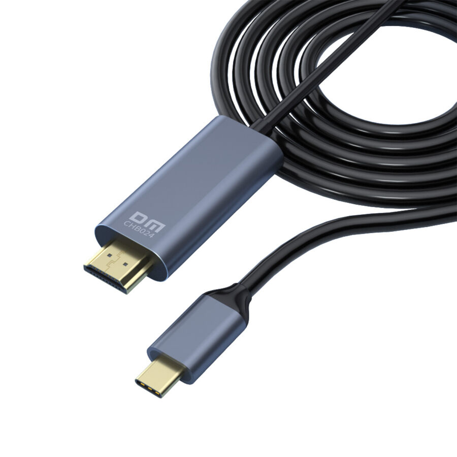 DM CHB024 Type-C to HDMI 4K 30Hz Dönüştürücü Kablo 1.8 Metre - 3